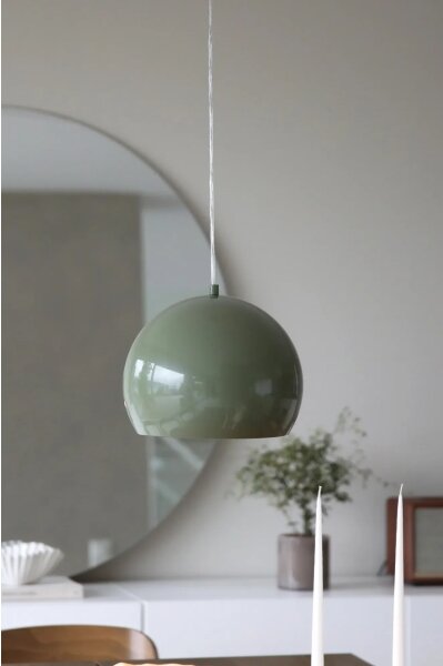Markslöjd 108988 - Lampă suspendată pe cablu POP 1xE27/40W/230V, diam. 28 cm, verde