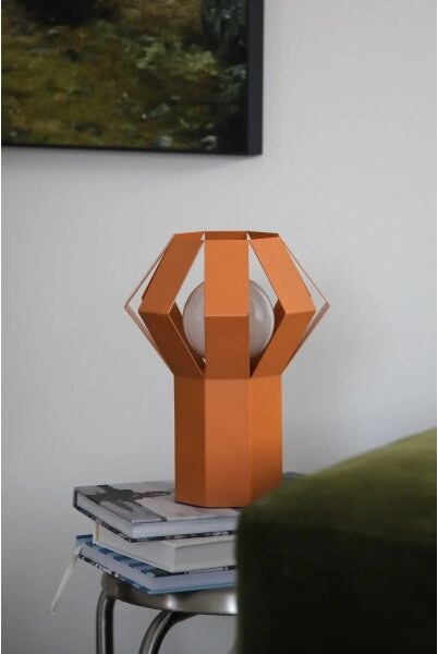 Markslöjd 109149 - Lampă de masă OCTA 1xE27/60W/230V portocalie