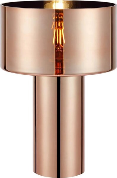 Markslöjd 109146 - Lampă de masă CORIN 1xE27/60W/230V aur roz