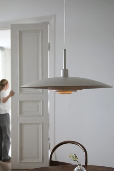 Markslöjd 108877 - Lustru suspendat pe cablu PINY 1xE27/60W/230V diam. 57 cm bej