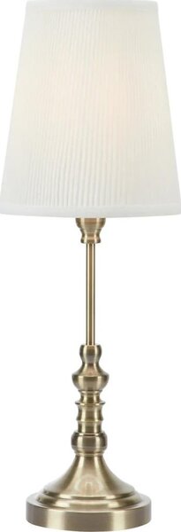 Markslöjd 108970 - Lampă de masă NOBLE 1xE14/40W/230V 66 cm alb/alamă