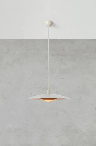 Markslöjd 108877 - Lustru suspendat pe cablu PINY 1xE27/60W/230V diam. 57 cm bej