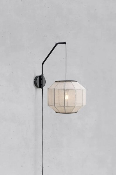 Markslöjd 108957 - Aplica de perete ASUKA 1xE27/60W/230V in/negru