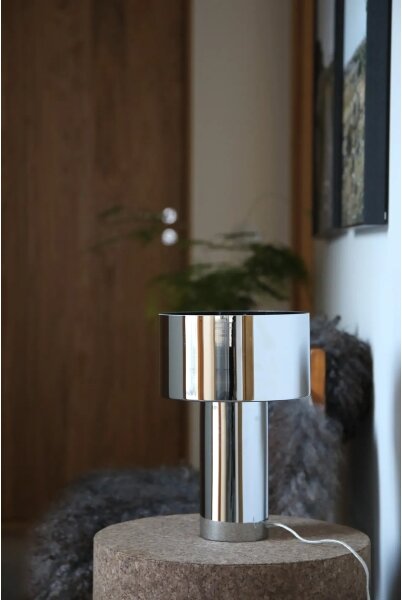 Markslöjd 109144 - Lampă de masă CORIN 1xE27/60W/230V crom lucios