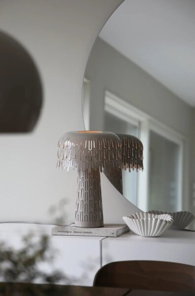 Markslöjd 109005 - Lampă de masă VERBERA 1xE14/40W/230V gri