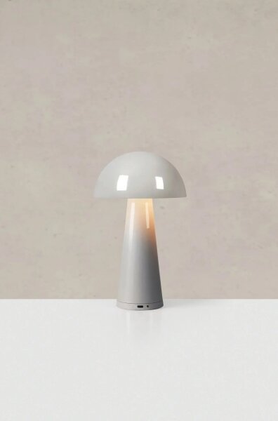 Markslöjd 108950 - Lampă reîncărcabilă LED reglabilă FUNGI LED/1,5W/2000 mAh IP44 gri