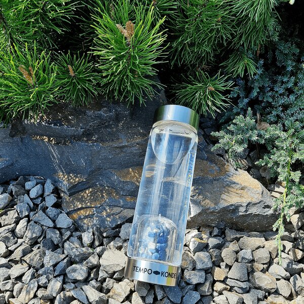 TEMPO-KONDELA CRYSTAL, flacon de sticlă cu cianit, 500 ml
