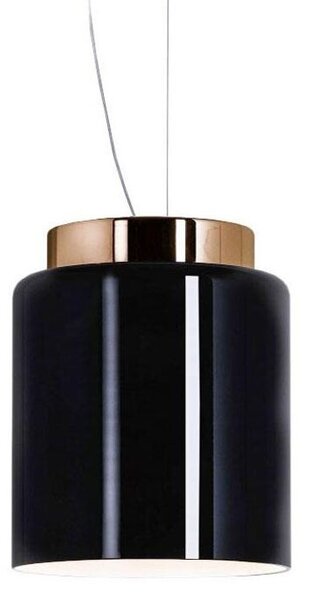 Prandina - Segesta S3 Lustră Pendul Glossy Black/Polished Copper Prandina