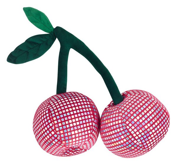 Pernă decorativă din pluș 25x30 cm Disco Cherries – Catherine Lansfield