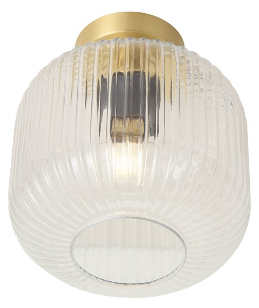 Plafoniera Art Deco din alamă - Karel