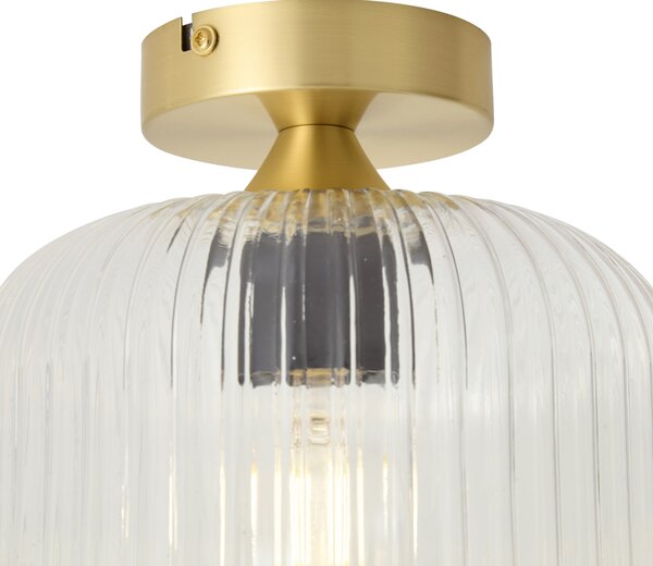 Plafoniera Art Deco din alamă - Karel