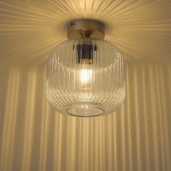 Plafoniera Art Deco din alamă - Karel