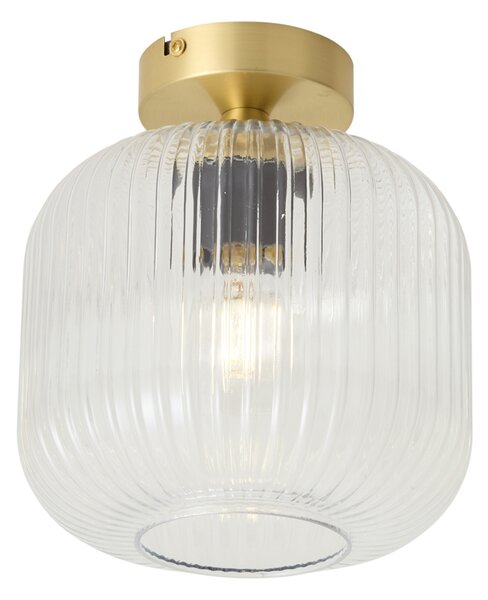 Plafoniera Art Deco din alamă - Karel