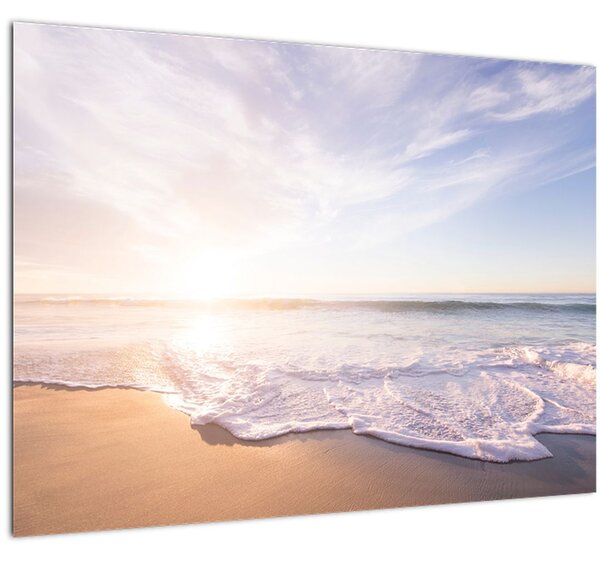 Tablou cu plaja cu nisip (70x50 cm)