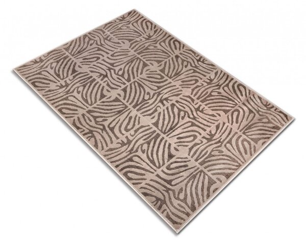 Covor Sufragerie, Model Sofia Zebra 41006 1103, Covor Dreptnghiular, Maro Maro, Dreptunghi, 200 x 270