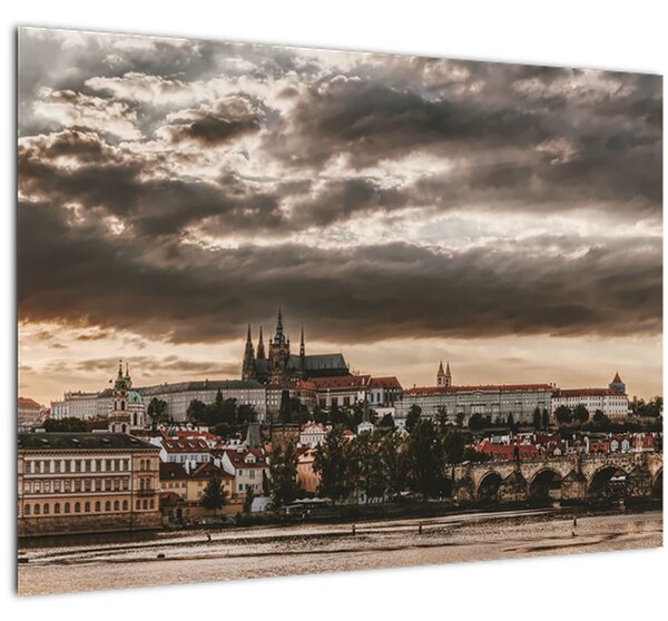 Tablou - Praga înnorită (70x50 cm)