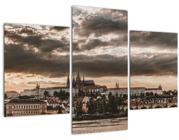 Tablou - Praga înnorită (90x60 cm)