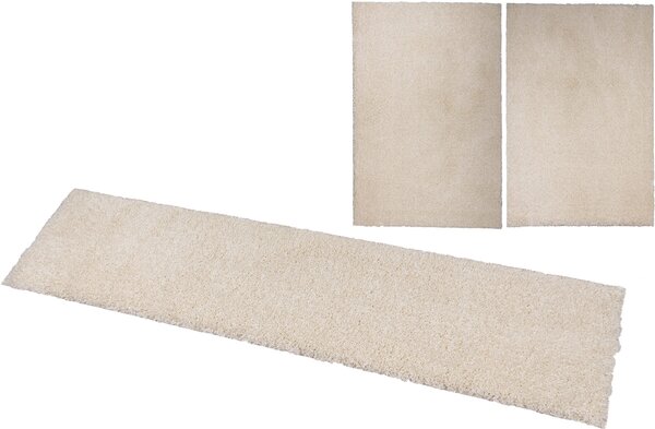 Set 3 covoare dormitor Viva crem