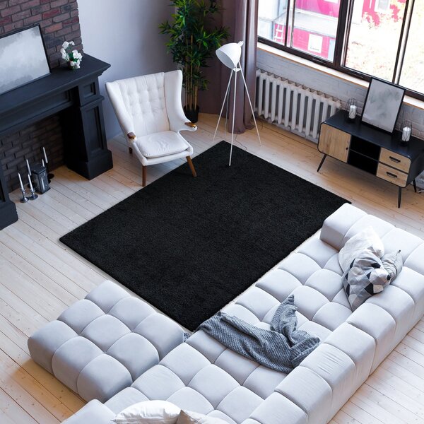 Covor Ilvi negru 70/130 cm
