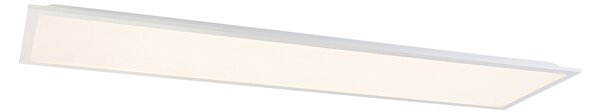 Panou LED pentru tavan sistem dreptunghiular alb inclusiv LED reglabil în Kelvin - Pawel