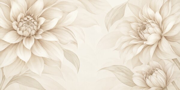 Fototapet Flori delicate în nuanțe pastelate delicate, Fototapet flori, Fototapet populare, t01024 - Tapeko.ro