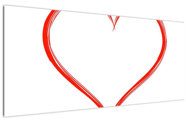 Tablou cu inima (120x50 cm)