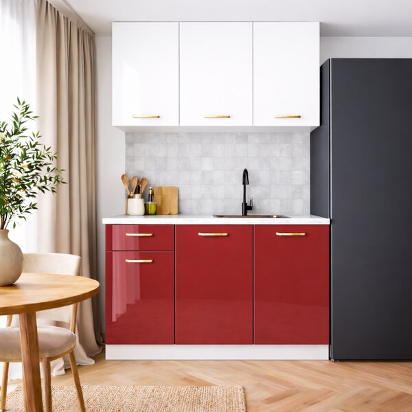 Bucatarie din MDF LUCIOS Andra 1.2m