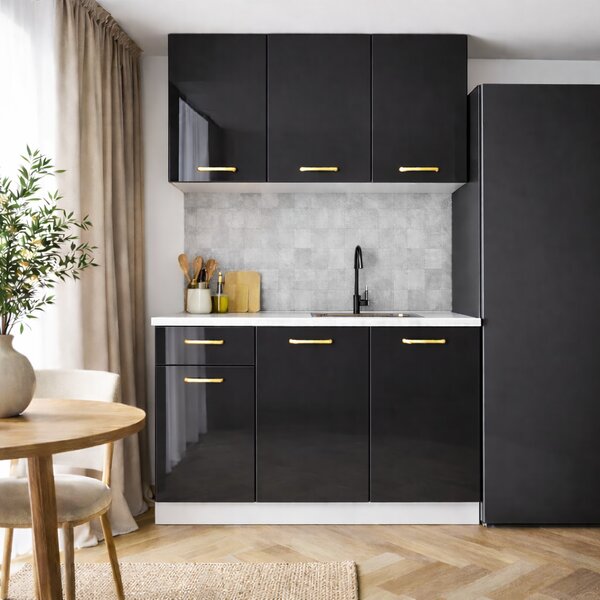 Bucatarie din MDF LUCIOS Andra 1.2m