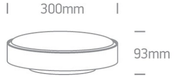 One Light Rafti 2 plafoniera de exterior 2x12 W negru 67280EA/B