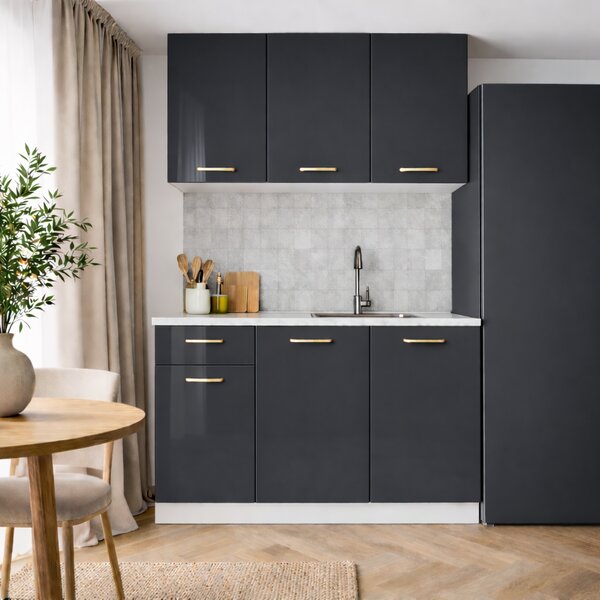 Bucatarie din MDF LUCIOS Andra 1.2m