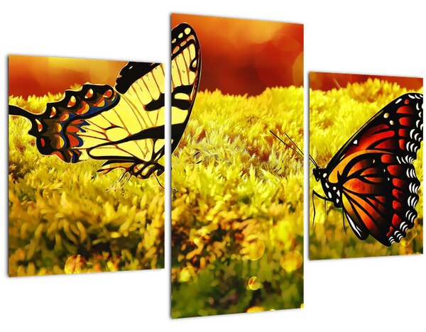 Tablou cu fluturi (90x60 cm)