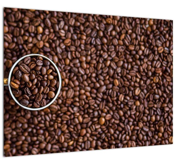 Tablou - boabe de cafea (70x50 cm)