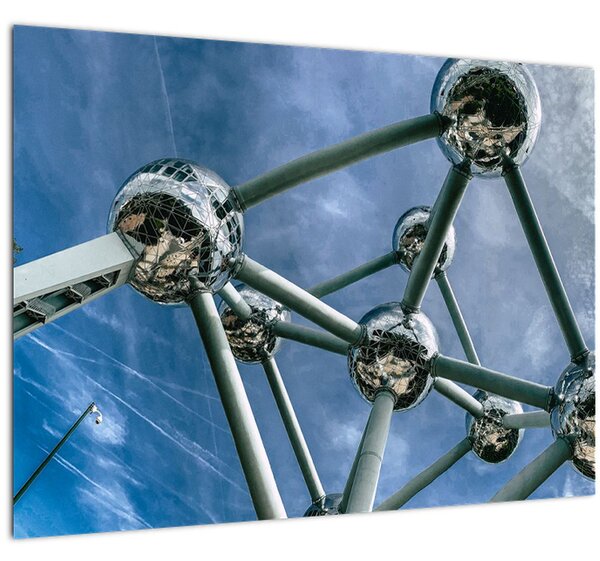 Tablou- atomium la Bruxelles (70x50 cm)