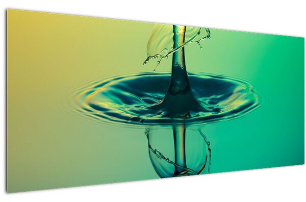 Tablou - picătura de apă (120x50 cm)