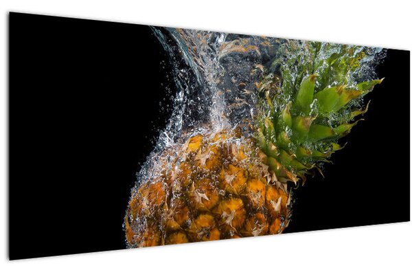 Tablou cu anans în apă (120x50 cm)