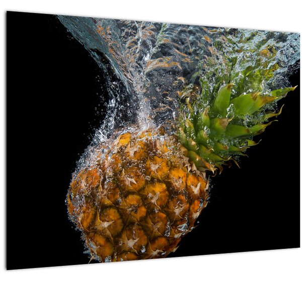 Tablou cu anans în apă (70x50 cm)