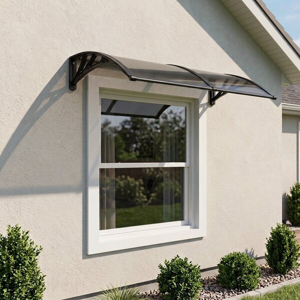 Copertina PREMIUM 200x120 cm, Policarbonat 6 mm, Suporturi din ABS, Negru/Bronz