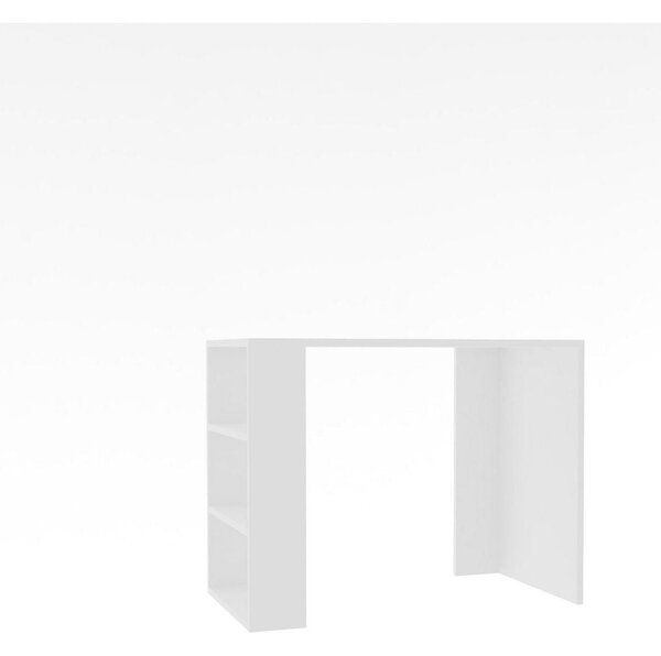 Birou 835PUQ2836, alb, PAL melaminat, 90x50x70 cm