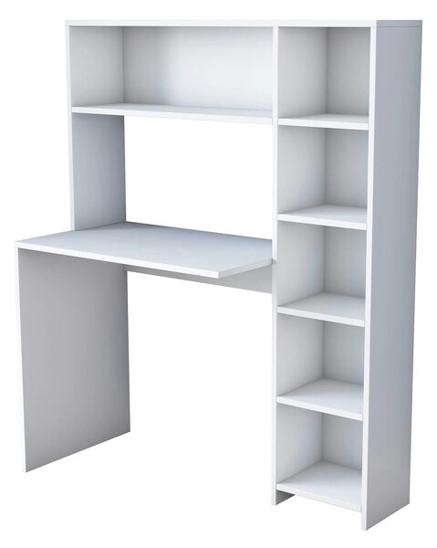 Birou HA104, alb, PAL melaminat, 80x40x75 cm