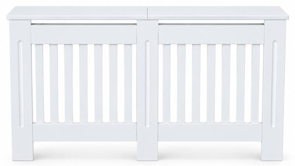 Masca pentru Calorifer PREMIUM L 142x82x21.5 cm, MDF Vopsit de 21 mm, Alb lucios