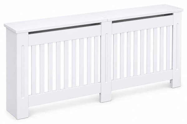 Masca pentru Calorifer PREMIUM XXL 182x82x21.5 cm, MDF Vopsit de 21 mm, Alb lucios