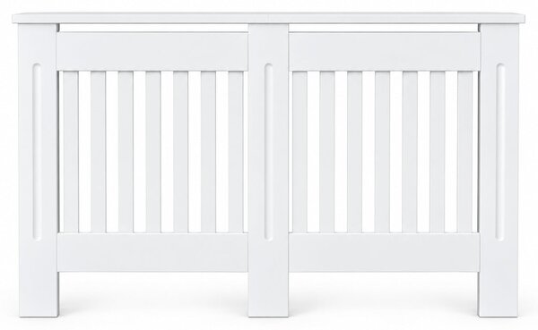 Masca pentru Calorifer PREMIUM L 142x82x21.5 cm, MDF Vopsit de 21 mm, Alb lucios