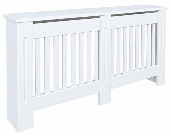 Masca pentru Calorifer PREMIUM XL 162x82x21.5 cm, MDF Vopsit de 21 mm, Alb lucios