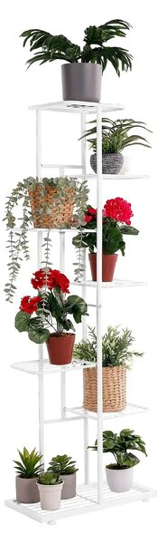 Etajera BAMIR TIP 2, alb, metal, 43x22x126 cm