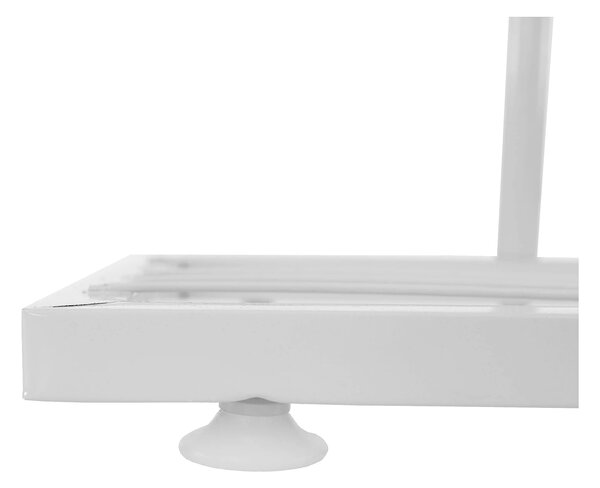 Etajera BAMIR TIP 2, alb, metal, 43x22x126 cm