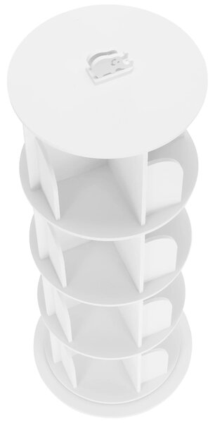 Biblioteca ERION TIP 1, alb, 41x41x127 cm