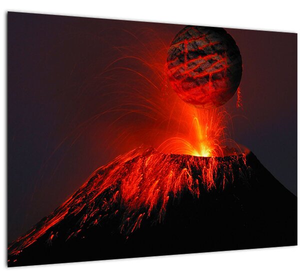 Tablou cu vulcan (70x50 cm)