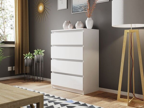 Comodă Comfivo Structor I, Alb, PAL laminat, 100x70x40cm, 28 kg