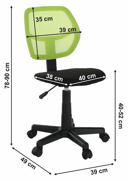 Z0ND0 Fotoliu rotativ Meriet (verde). 1000136