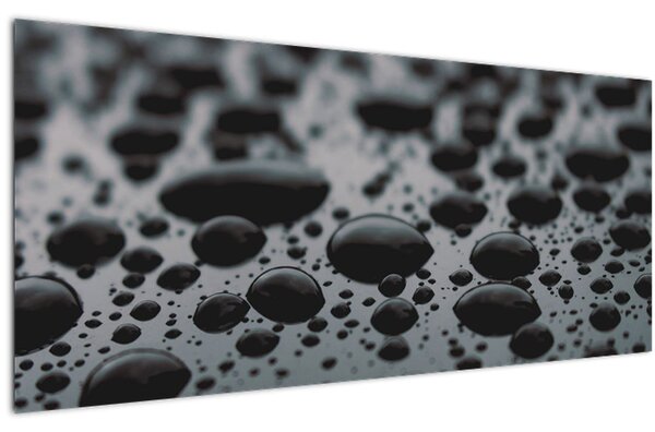 Tablou cu picături de apă (120x50 cm)
